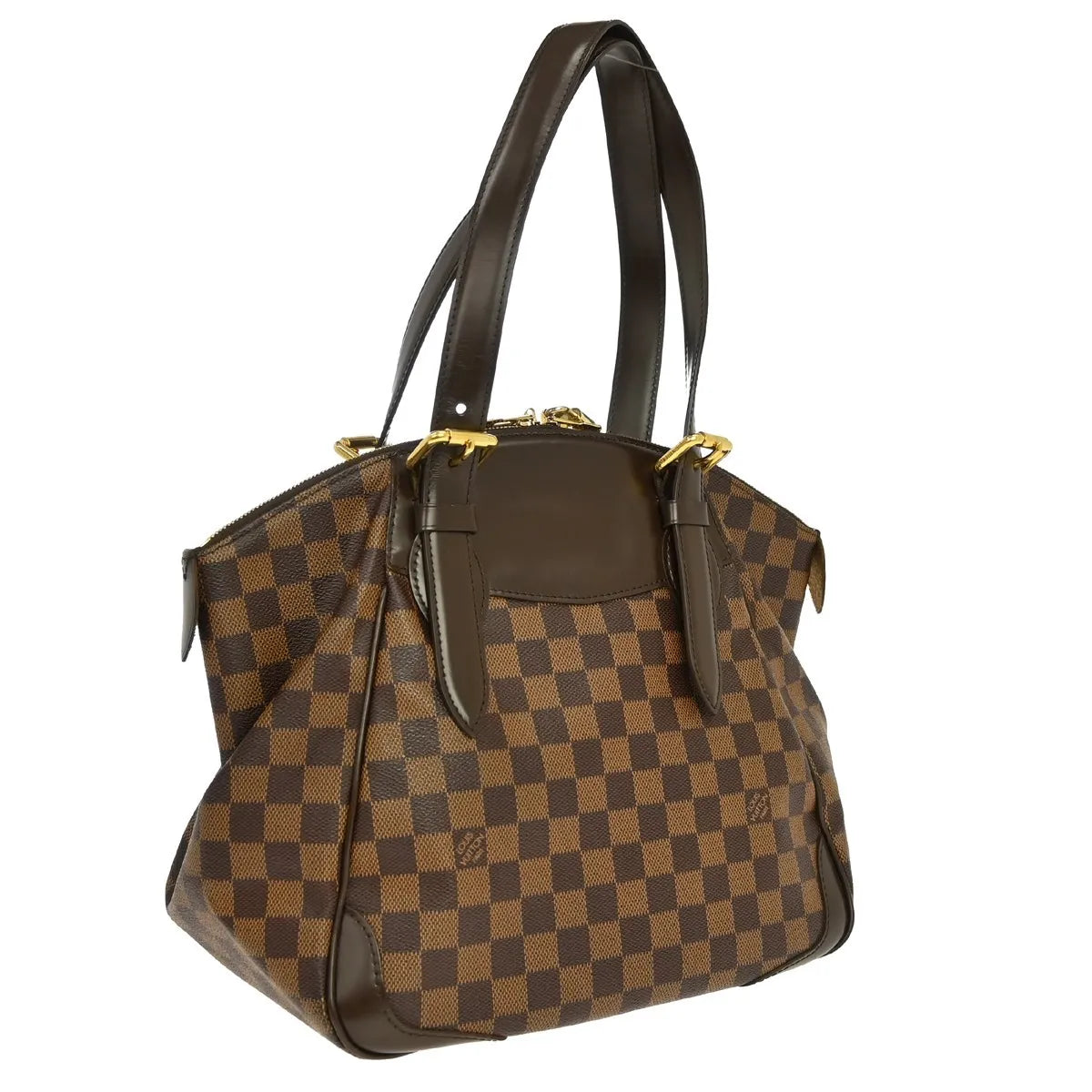 Louis Vuitton Verona Damier Brown Canvas Shoulder Bag Bag (Pre-Owned)