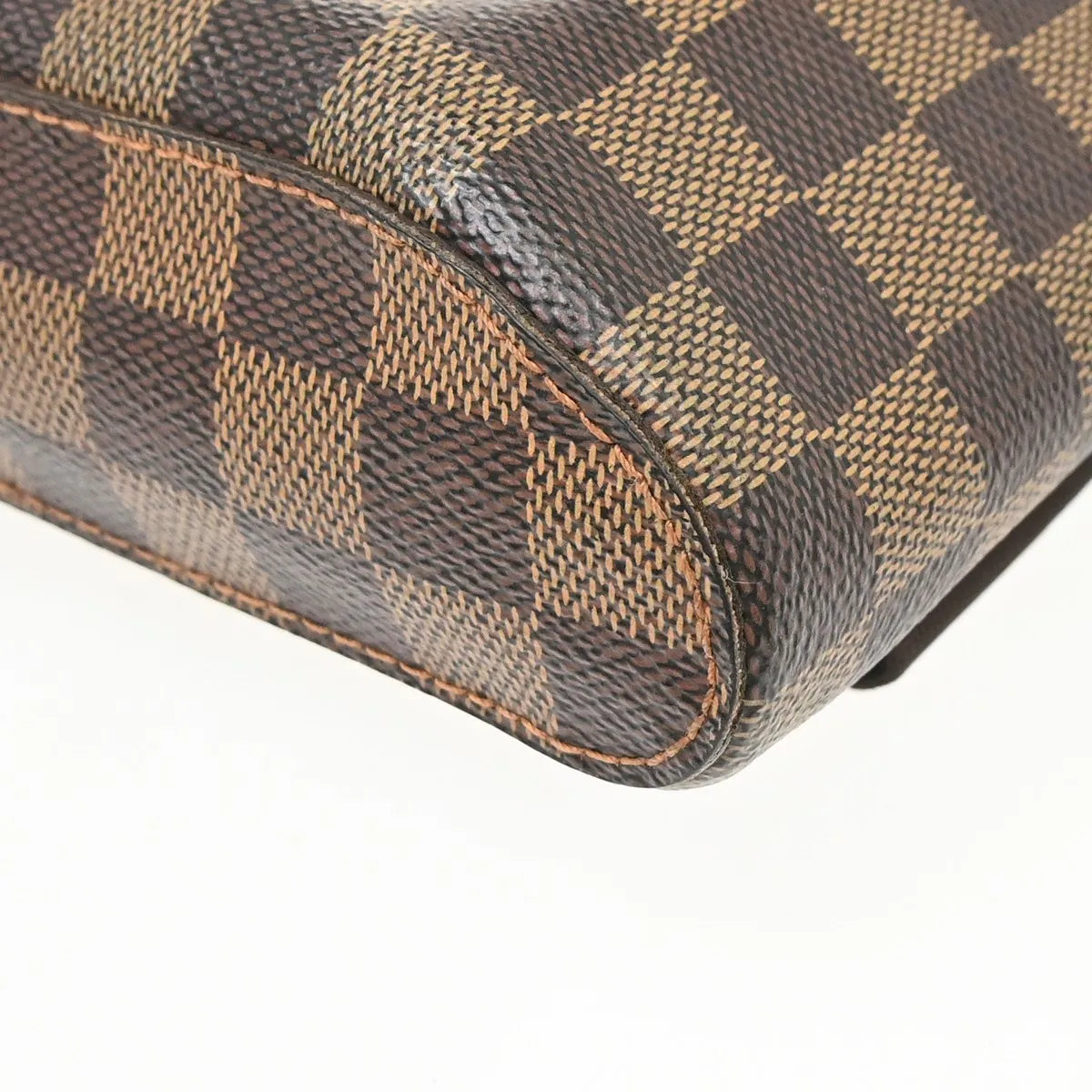 Louis Vuitton Geronimos Waist Damier Ebene Brown Canvas Shoulder Bag Bag (Pre-Owned)