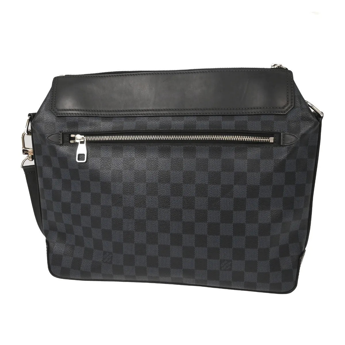 Louis Vuitton Greenwich Messenger Damier Cobalt Black Canvas Shoulder Bag Bag (Pre-Owned)