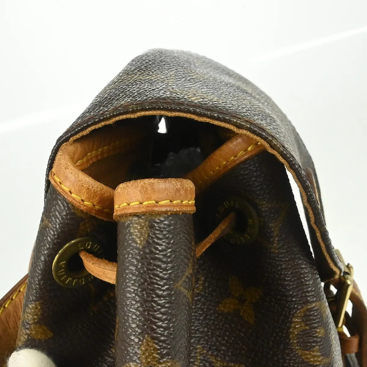 Louis Vuitton Vintage Montsouris Monogram Canvas Brown Canvas Backpack Bag (Pre-Owned)