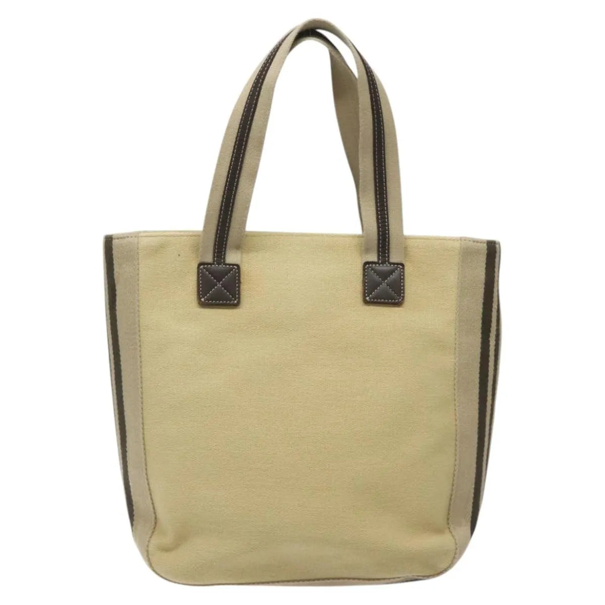 Burberry Blue Label Canvas Beige Canvas Tote Bag Bag (Pre-Owned)