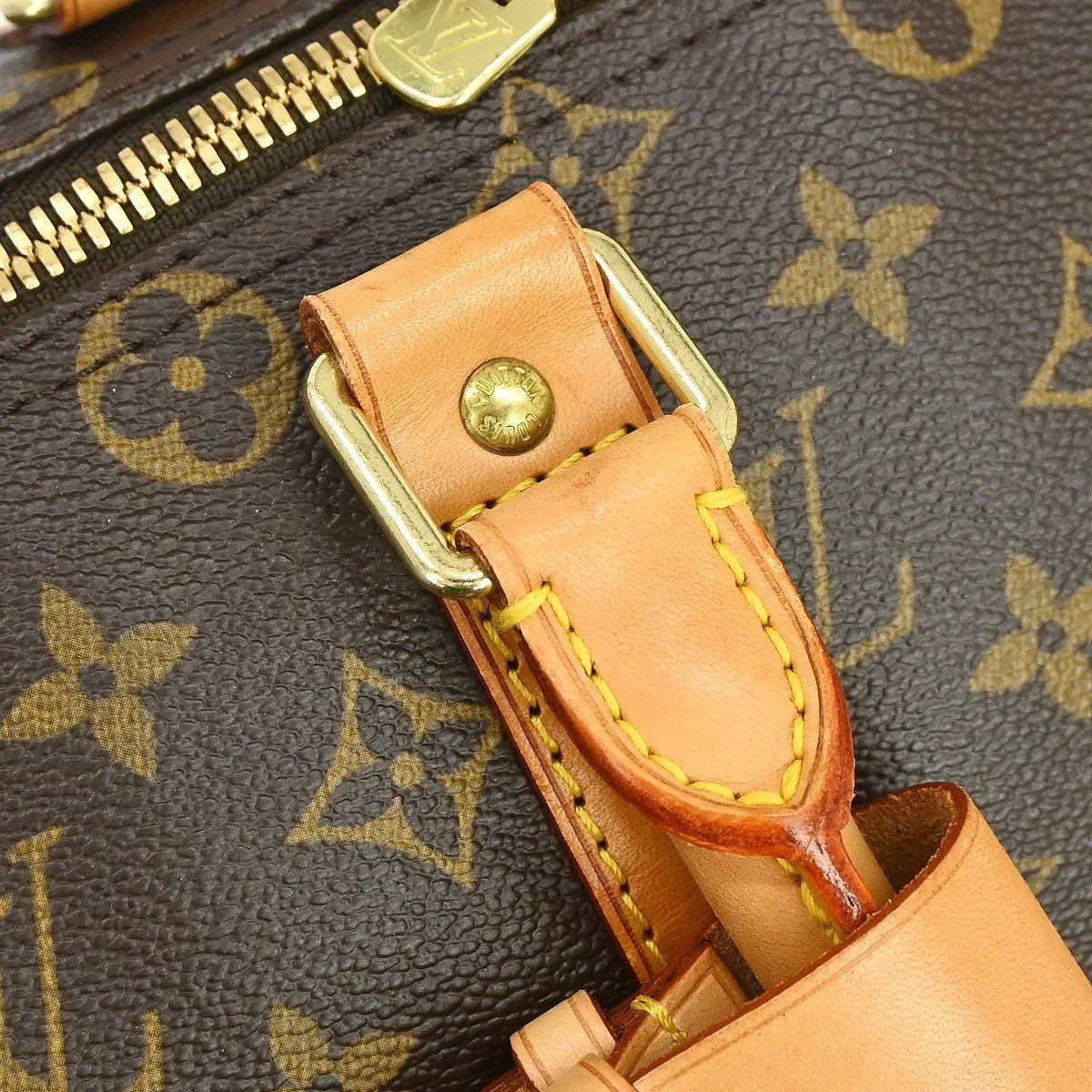 Louis Vuitton Keepall Monogram Canvas Brown Canvas Travel Bag Bag (Pre-Owned)