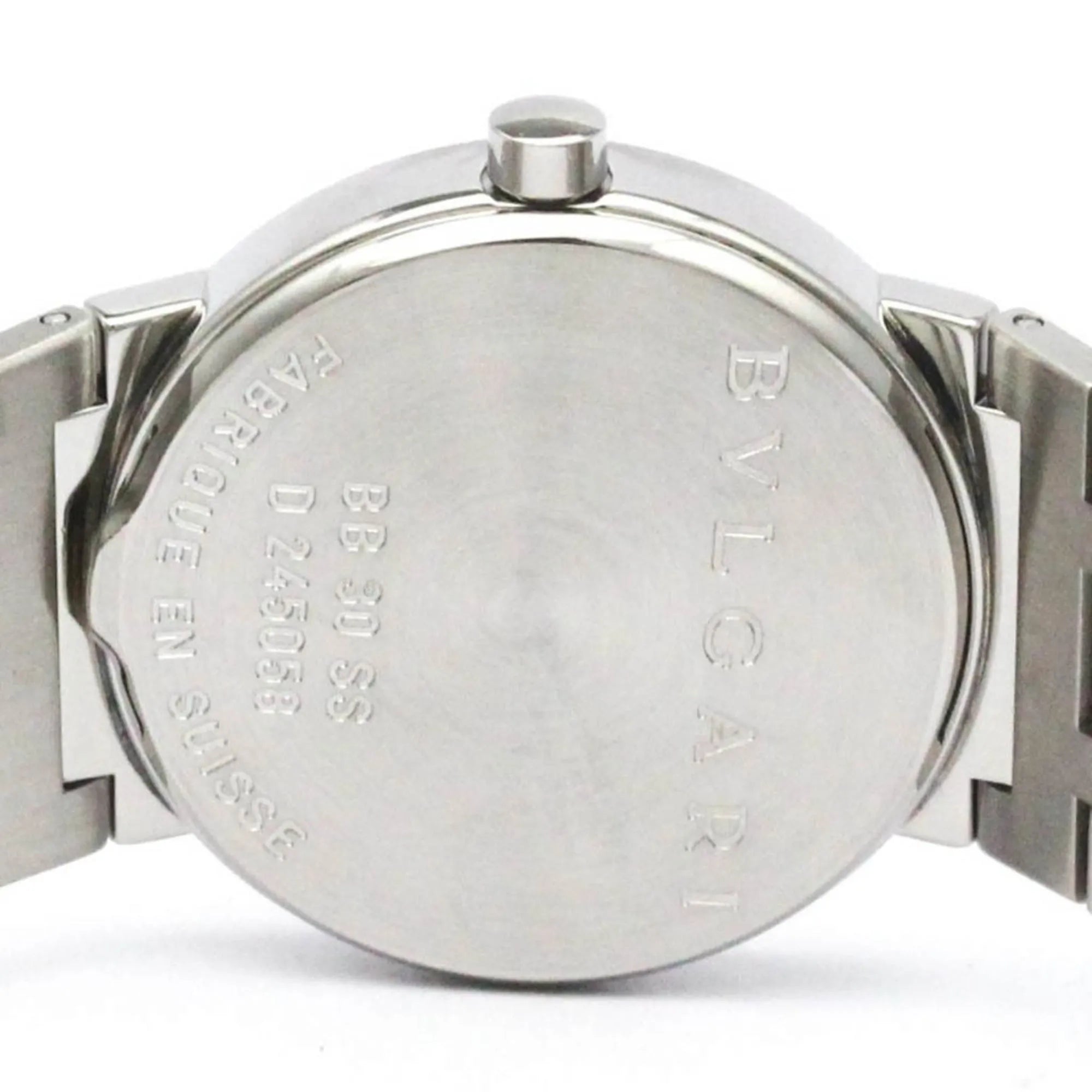 Bvlgari Bvlgari Quartz Stainless Steel Watch (Pre-Owned)