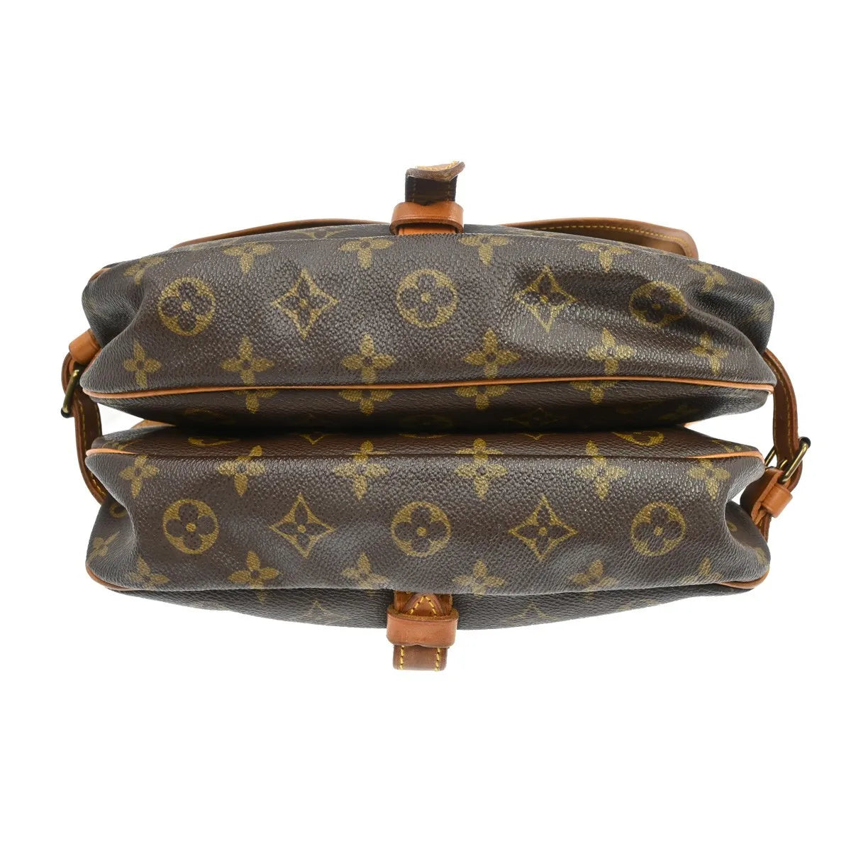Louis Vuitton Saumur Messenger Monogram Canvas Brown Canvas Shoulder Bag Bag (Pre-Owned)