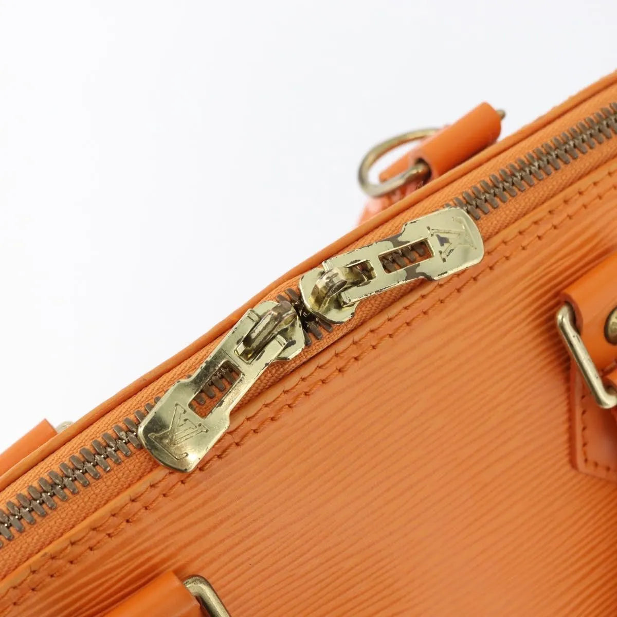 Louis Vuitton Alma Epi Orange Leather Handbag (Pre-Owned)