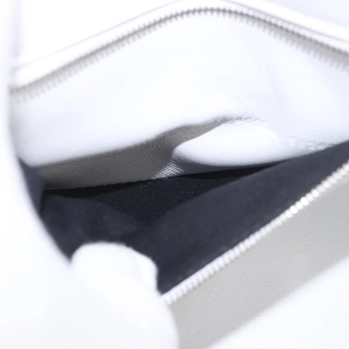 Balenciaga Hourglass Top Handle Leather White Leather Handbag (Pre-Owned)
