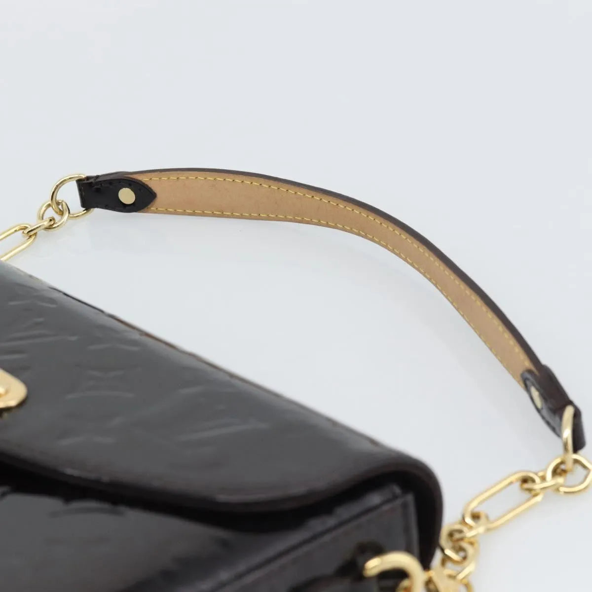 Louis Vuitton Rodeo Drive Monogram Vernis Black Patent_Leather Handbag (Pre-Owned)
