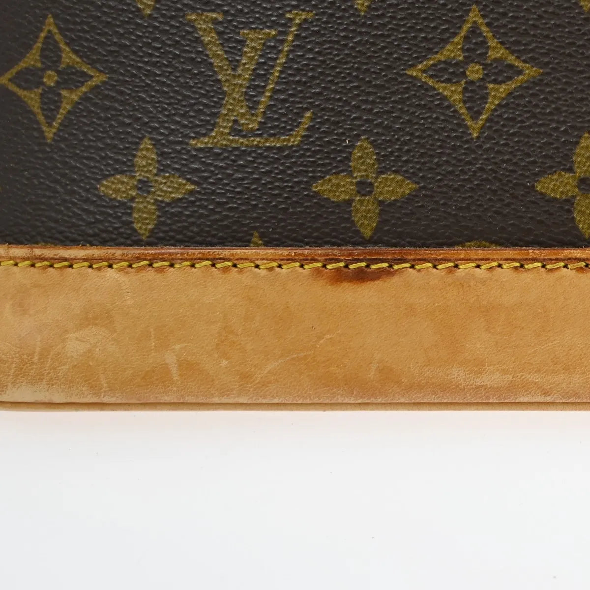 Louis Vuitton Alma Monogram Canvas Brown Canvas Handbag (Pre-Owned)