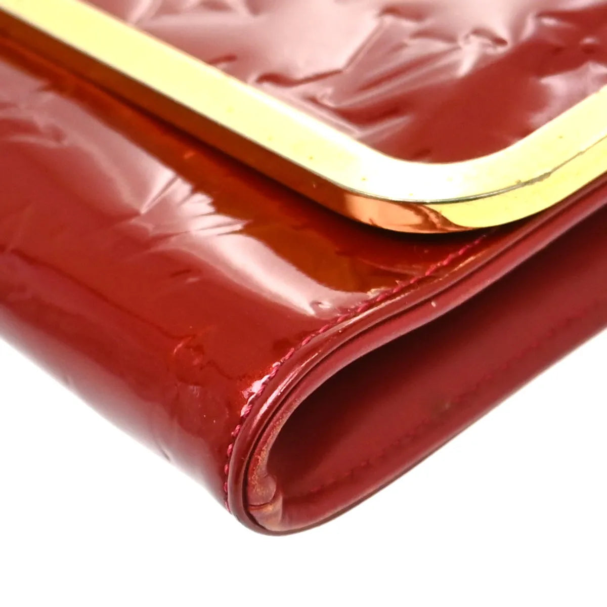 Louis Vuitton Rossmore Handbag Monogram Vernis Red Patent_Leather Shoulder Bag Bag (Pre-Owned)