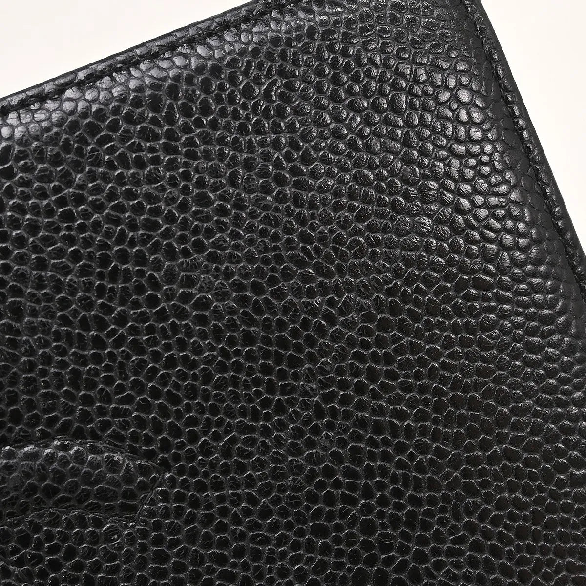 Chanel Timeless Cc French Caviar Black Leather Wallets Accessory (Pre-Owned)