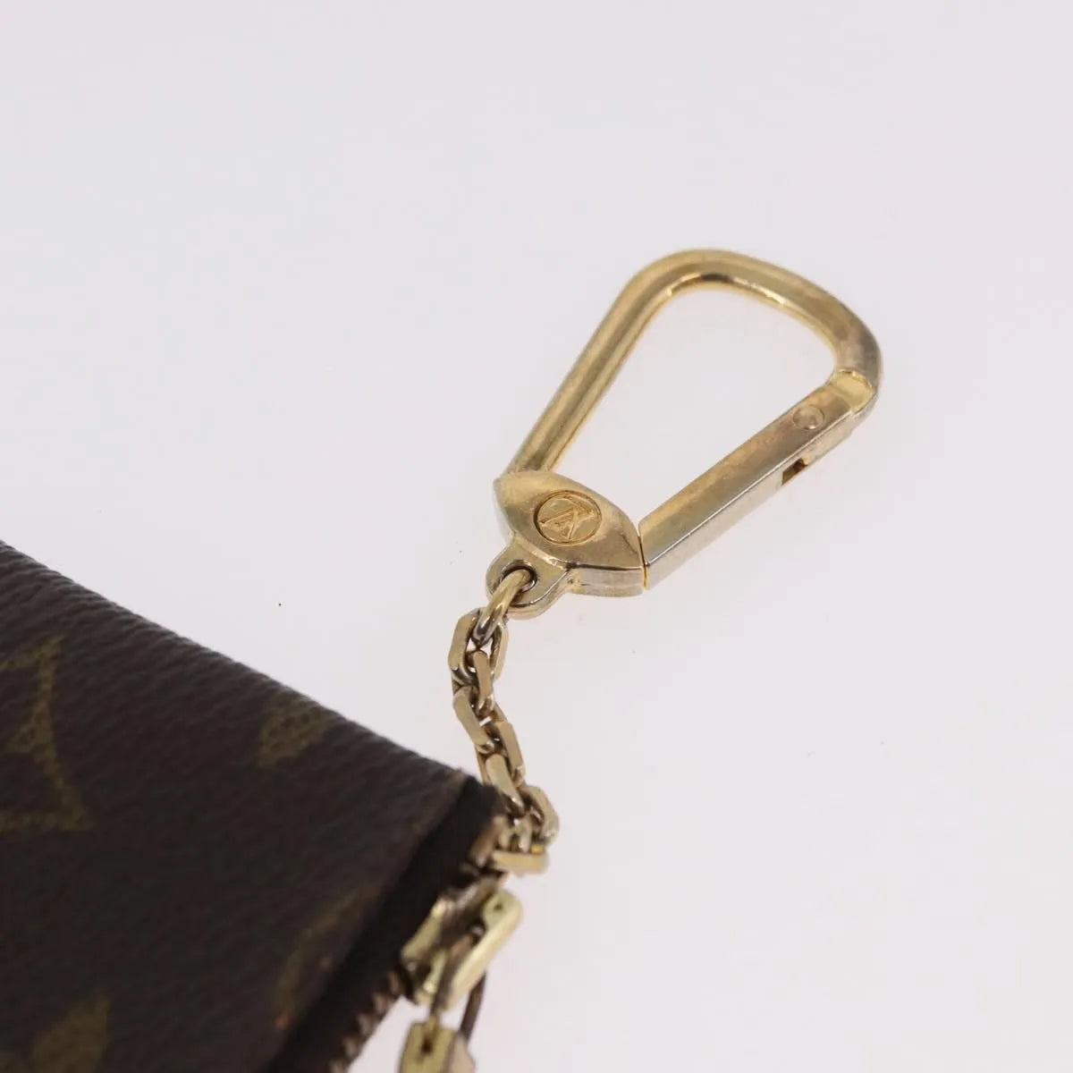 Louis Vuitton Pochette Clés Monogram Canvas Brown Canvas Wallets Accessory (Pre-Owned)