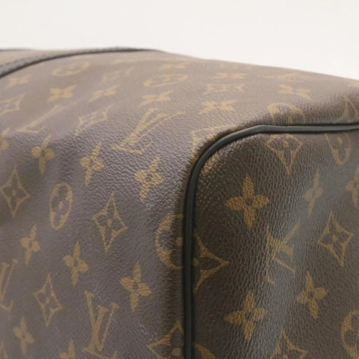 Louis Vuitton Keepall Bandouliere Monogram Canvas Brown Canvas Handbag (Pre-Owned)