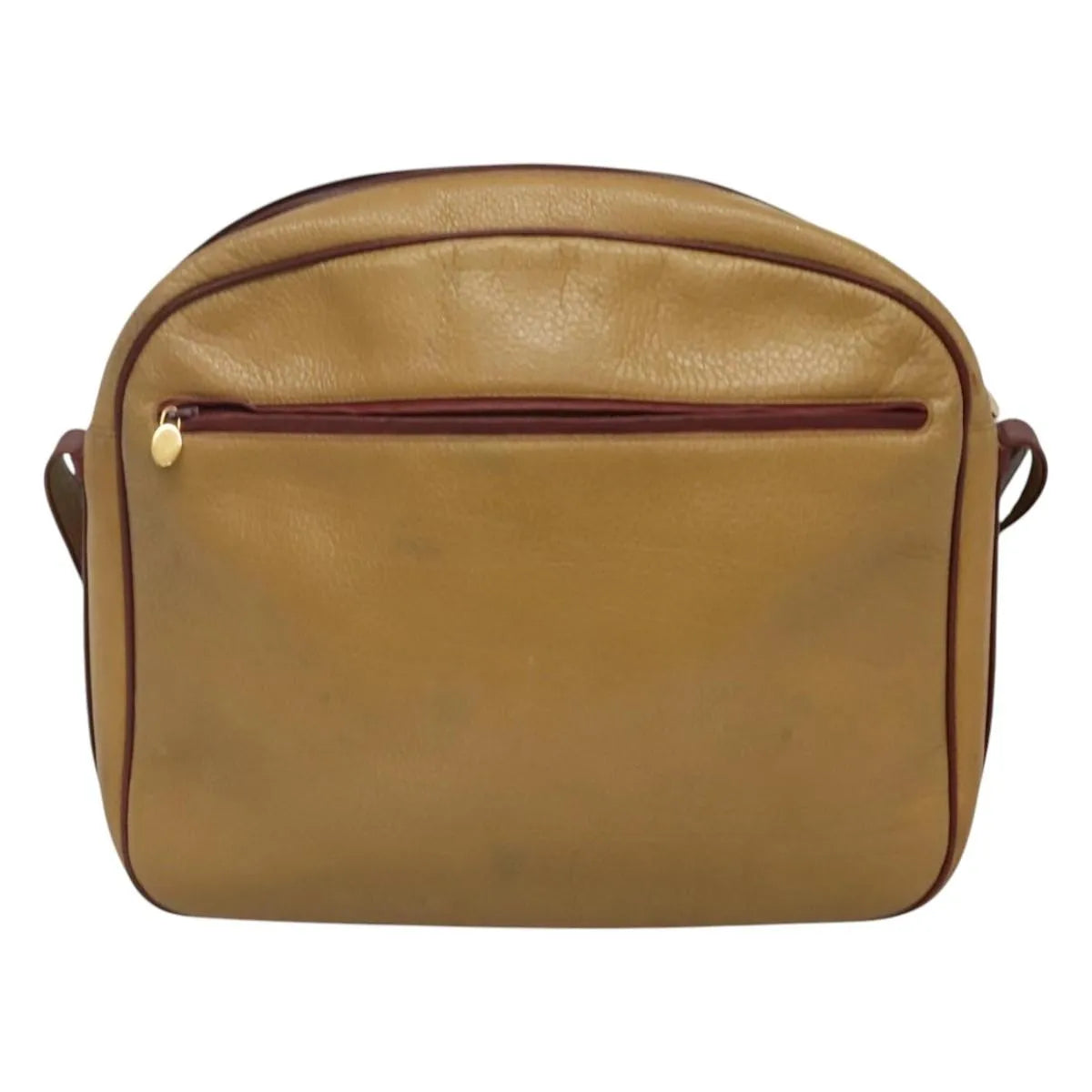 Cartier Tasseled Must De Cartier Leather Beige Leather Shoulder Bag Bag (Pre-Owned)