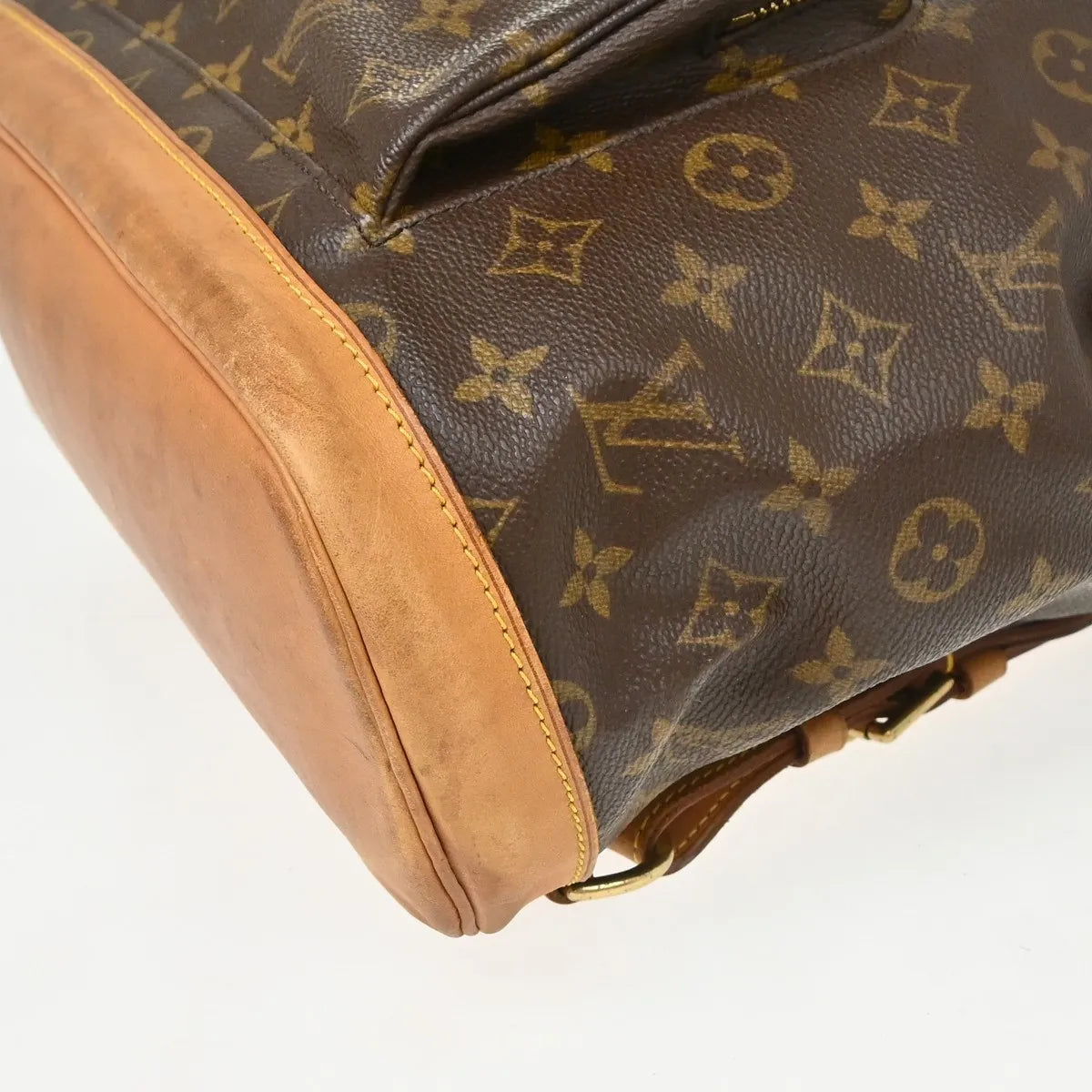 Louis Vuitton Montsouris Monogram Canvas Brown Canvas Backpack Bag (Pre-Owned)