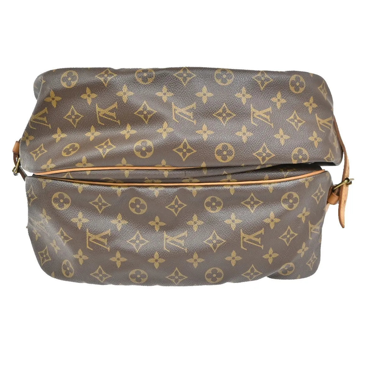 Louis Vuitton Saumur Monogram Canvas Brown Canvas Shoulder Bag Bag (Pre-Owned)