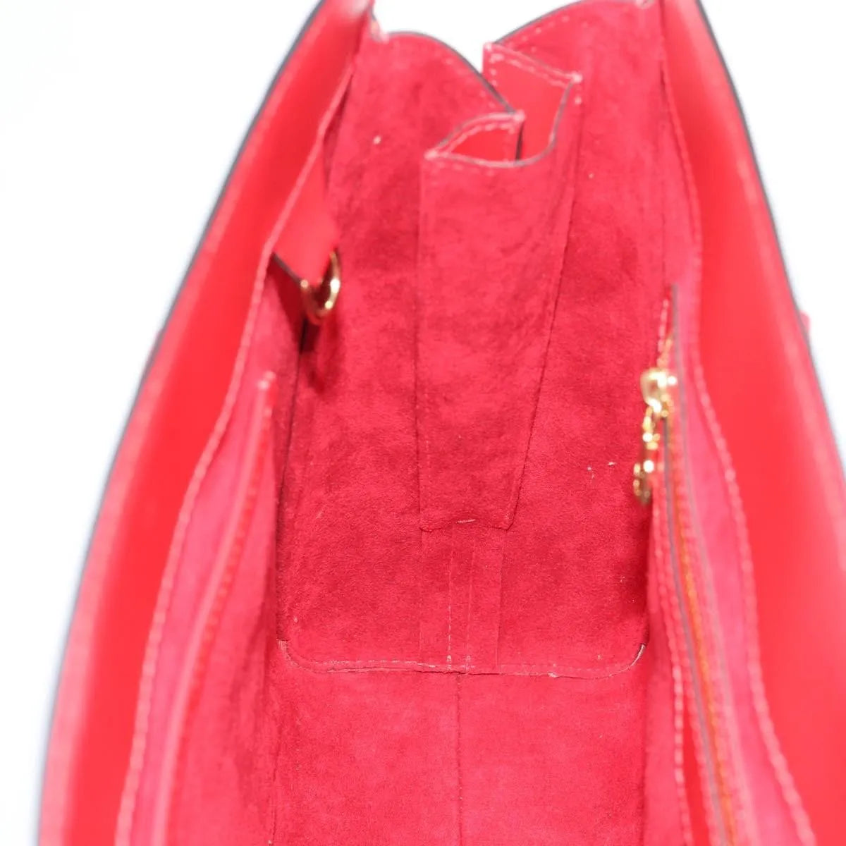 Louis Vuitton Duplex Epi Leather Red Leather Shoulder Bag Bag (Pre-Owned)