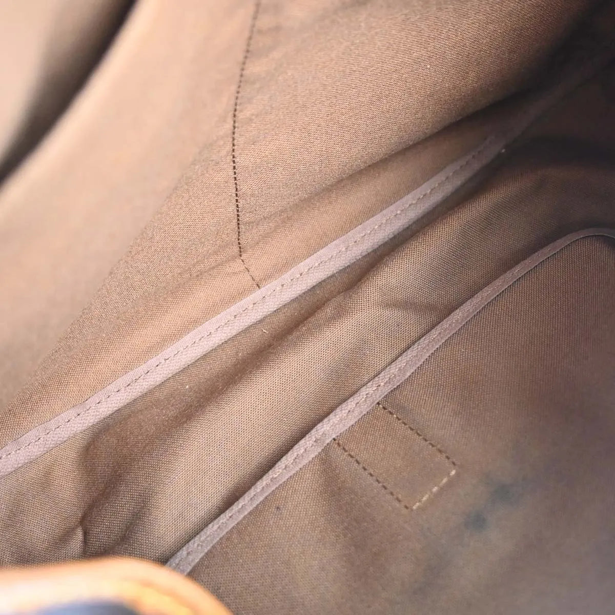 Louis Vuitton Saumur Monogram Canvas Brown Canvas Shoulder Bag Bag (Pre-Owned)
