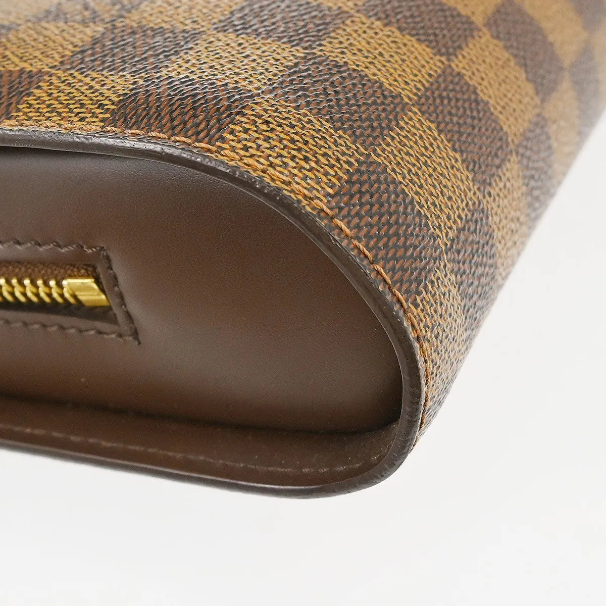 Louis Vuitton Pochette Saint Louis Damier Brown Canvas Clutche & Pouche Bag (Pre-Owned)