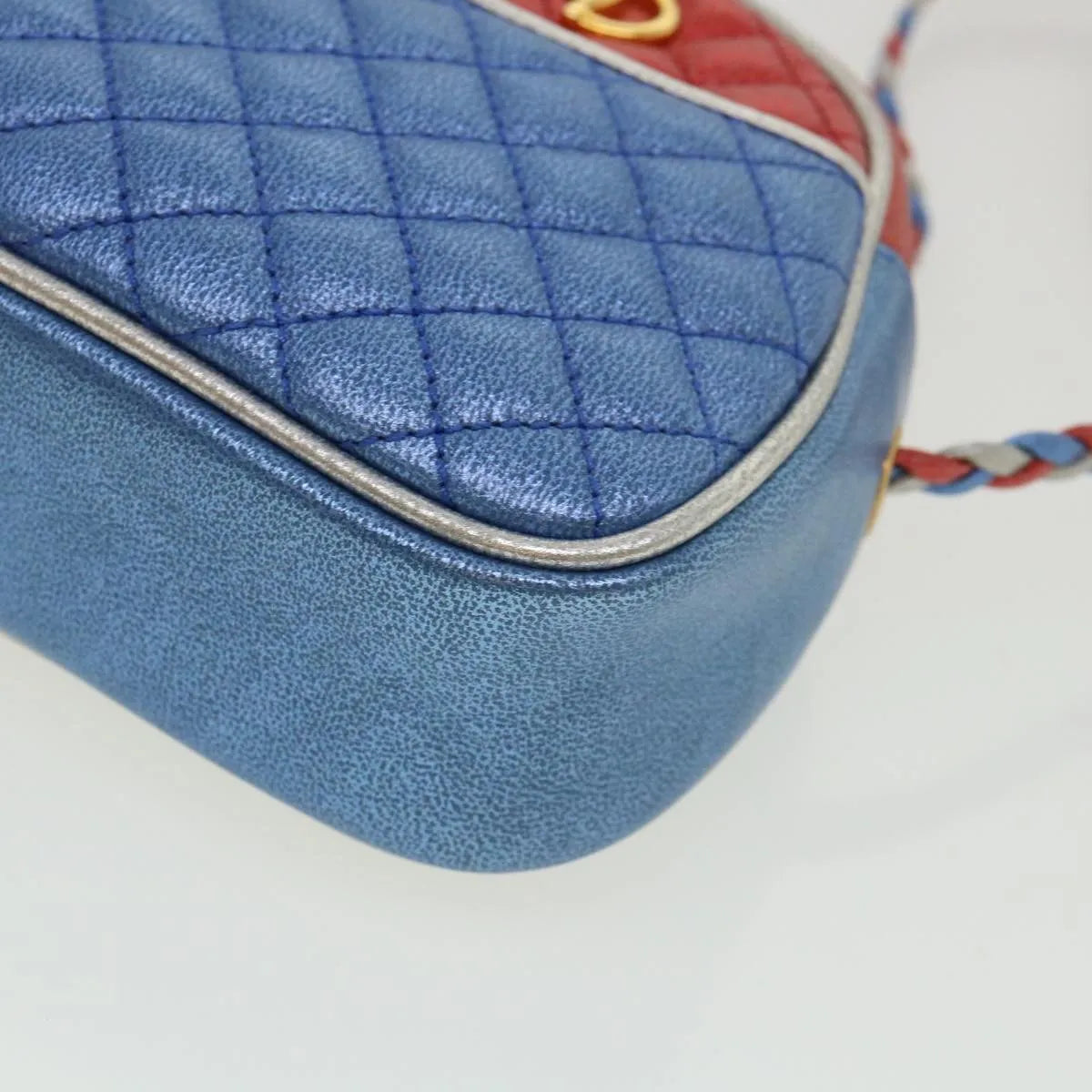 Gucci Trapuntata Camera Lambskin Multicolour Leather Shoulder Bag Bag (Pre-Owned)