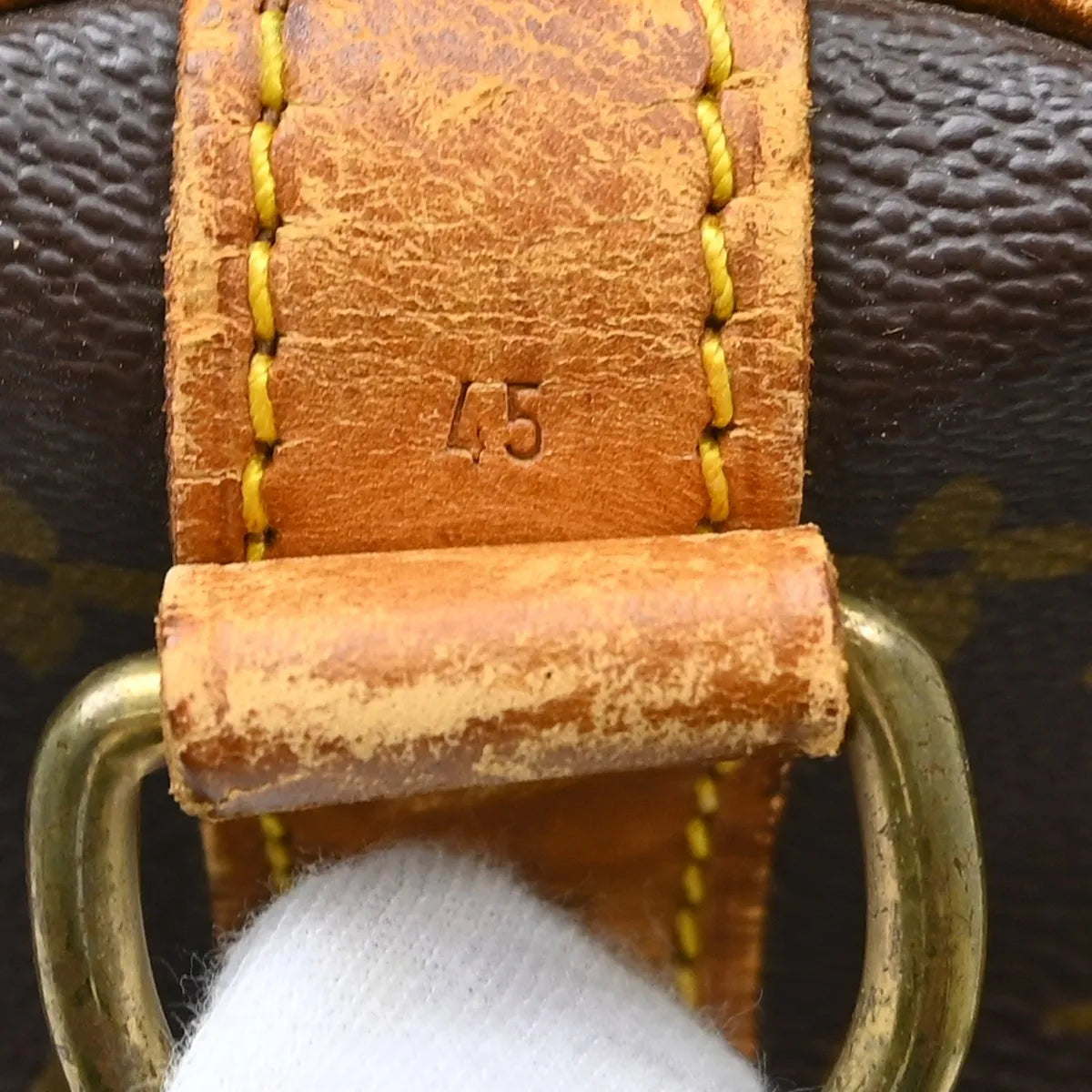 Louis Vuitton Keepall Bandouliere Monogram Canvas Brown Canvas Travel Bag Bag (Pre-Owned)