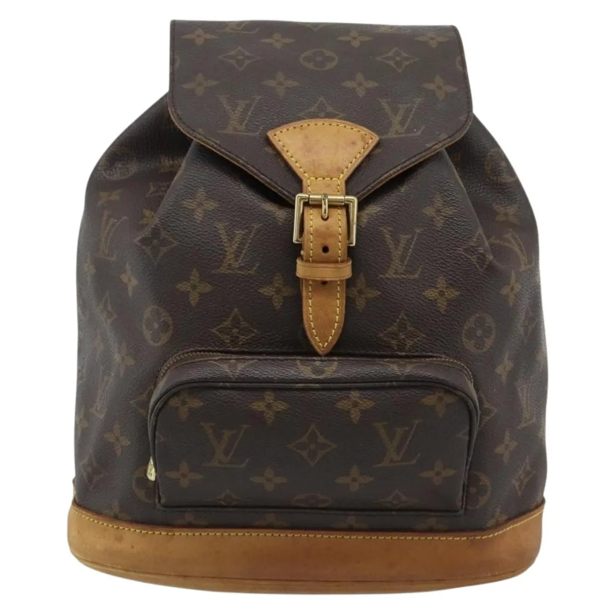 Louis Vuitton Montsouris Monogram Brown Canvas Backpack Bag (Pre-Owned)