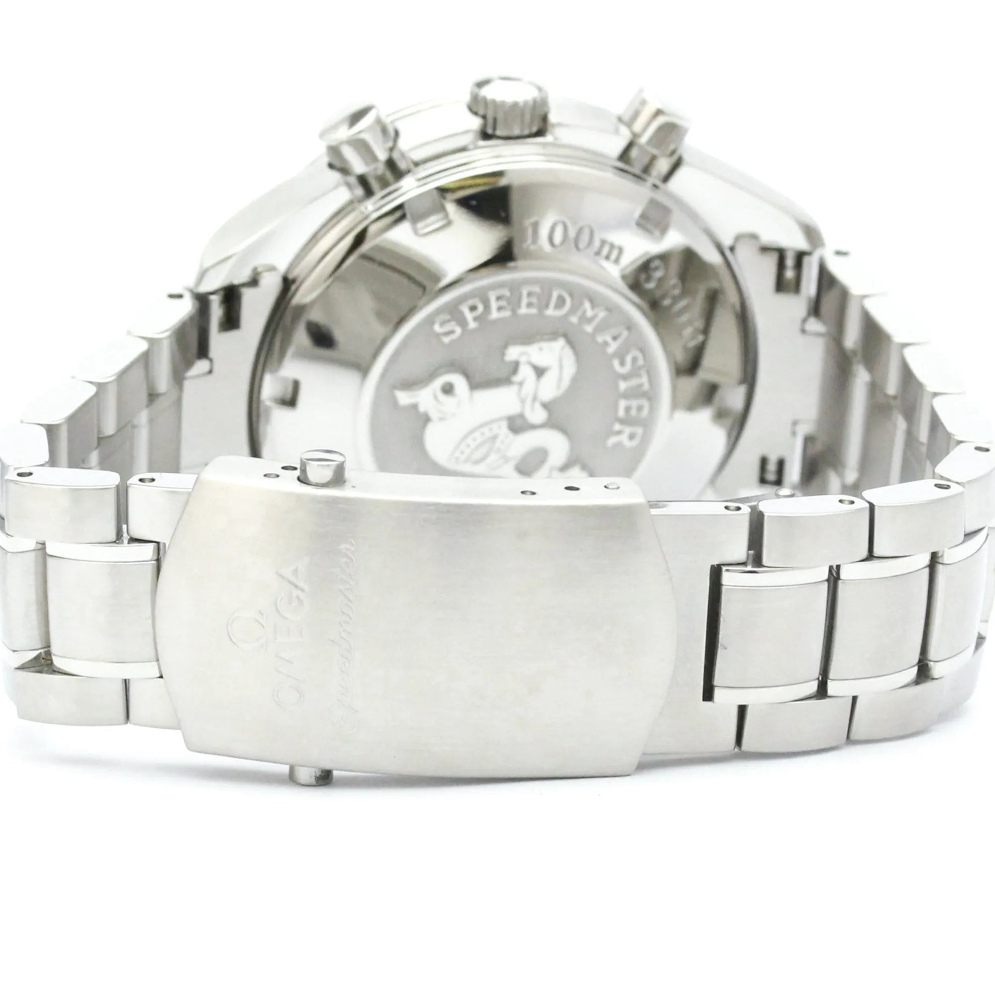 Omega Speedmaster Date Chronograph Automatic Stainless Steel Watch (Pre-Owned)
