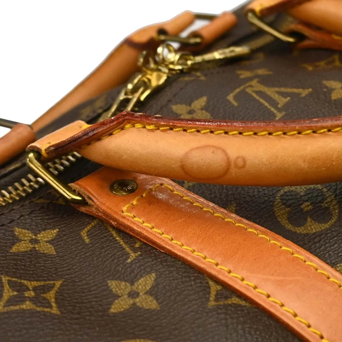 Louis Vuitton Keepall Monogram Canvas Brown Canvas Travel Bag Bag (Pre-Owned)