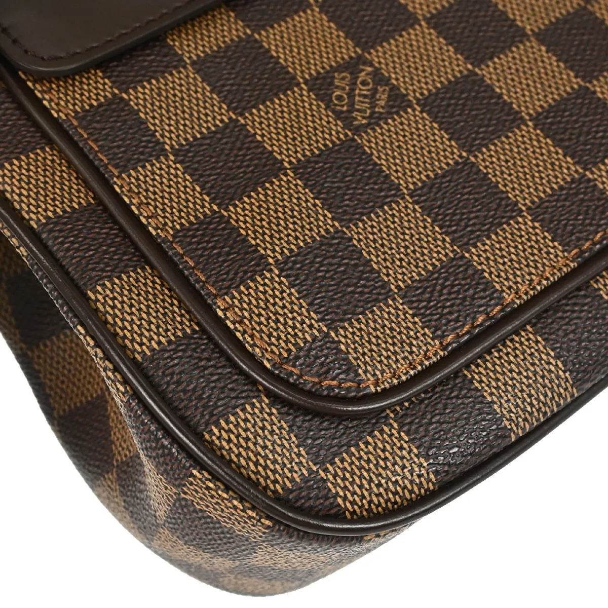 Louis Vuitton Aubagne Damier Ebene Brown Canvas Shoulder Bag Bag (Pre-Owned)