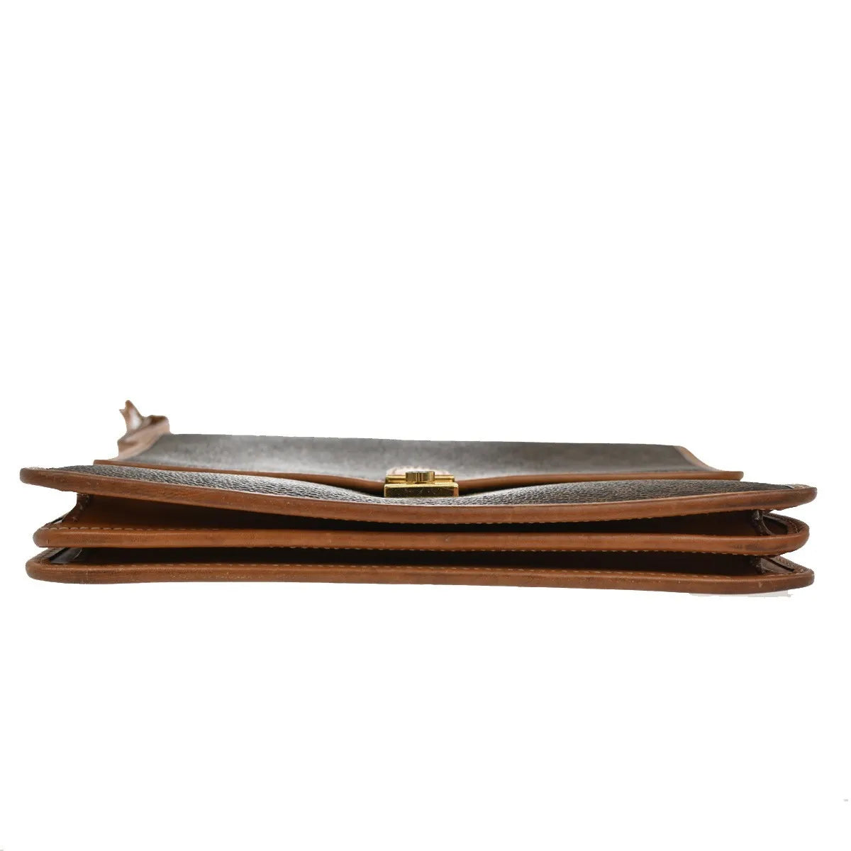 Celine Macadam Pochette Canvas And Leather Brown Canvas Clutche & Pouche Bag (Pre-Owned)