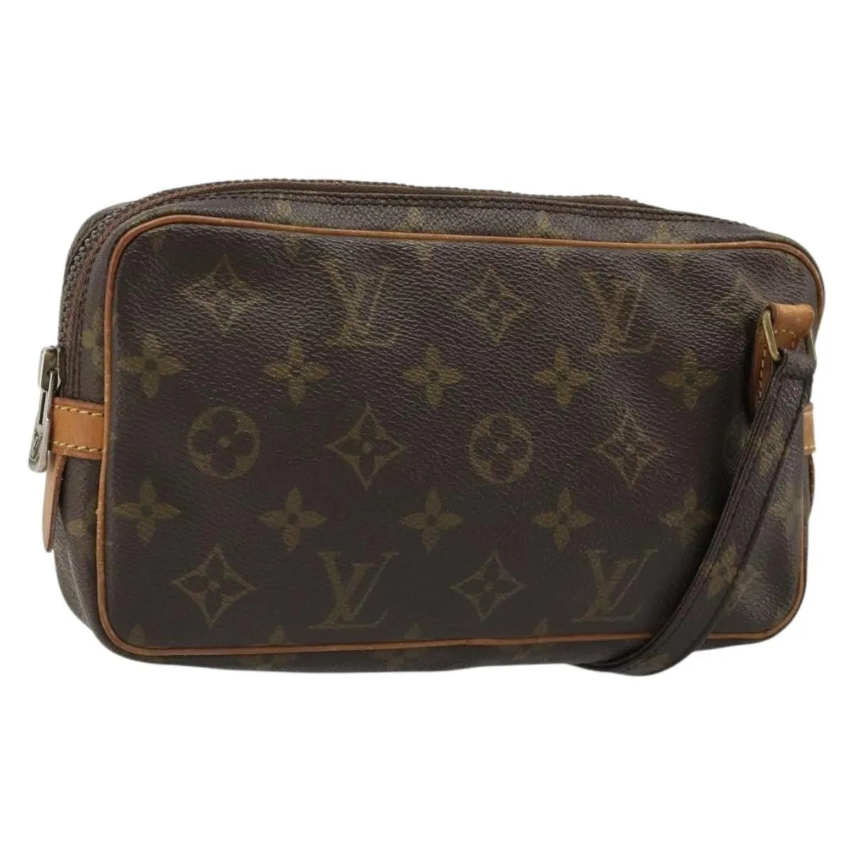 Louis Vuitton Pochette Marly Bandouliere Monogram Canvas Brown Canvas Shoulder Bag Bag (Pre-Owned)