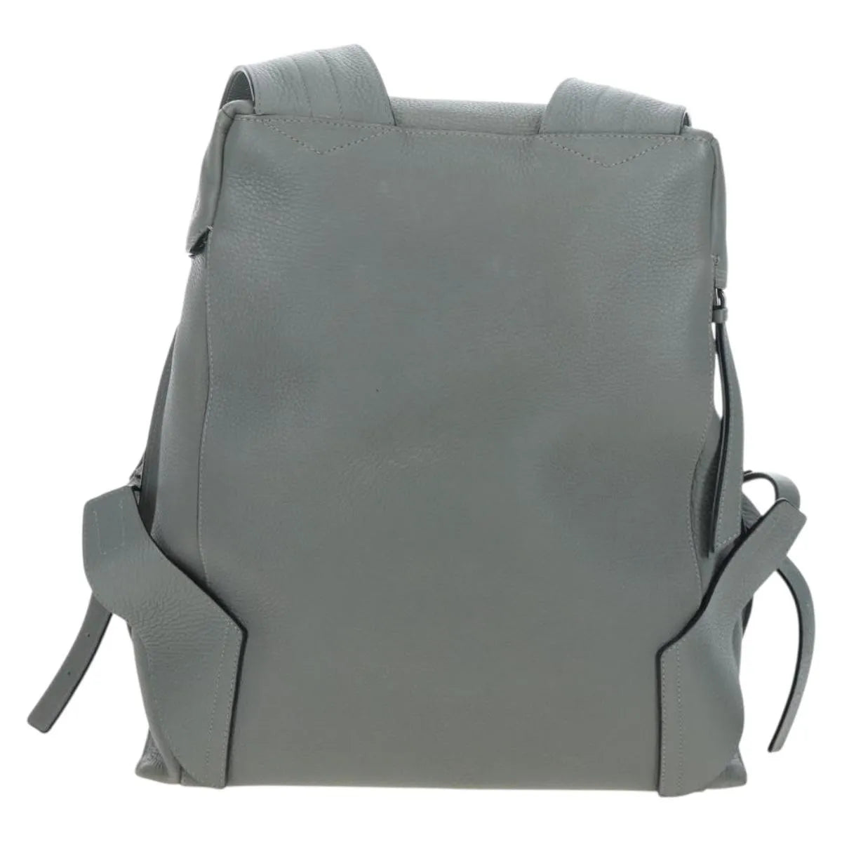 Loewe T Backpack Leather Gray Leather Backpack Bag (Pre-Owned)