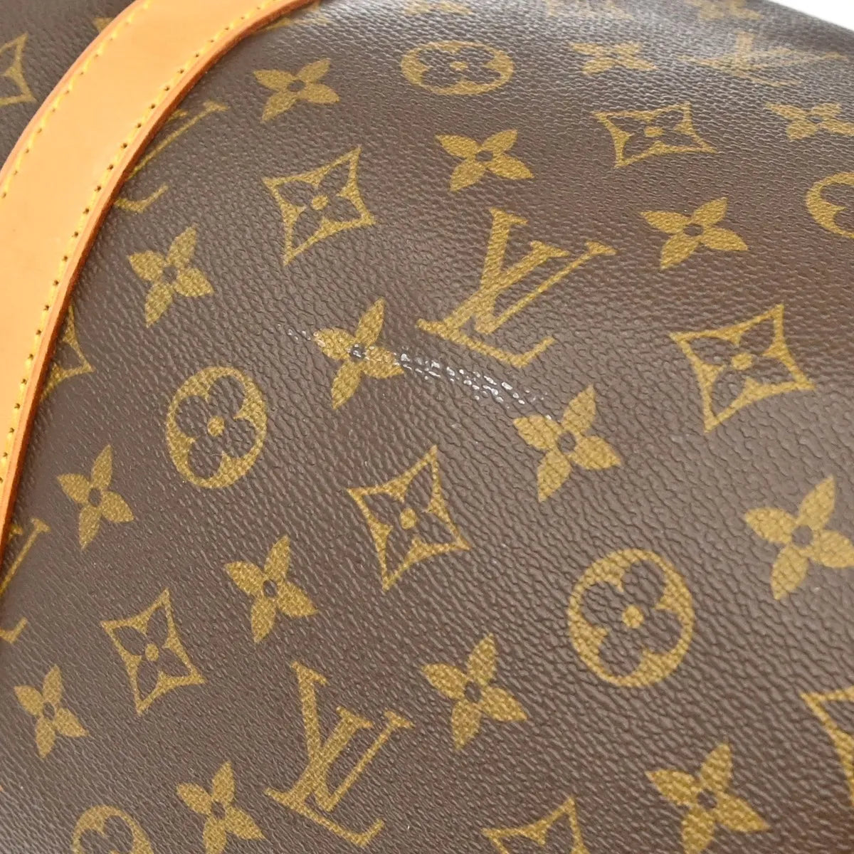 Louis Vuitton Keepall Monogram Brown Canvas Travel Bag Bag (Pre-Owned)