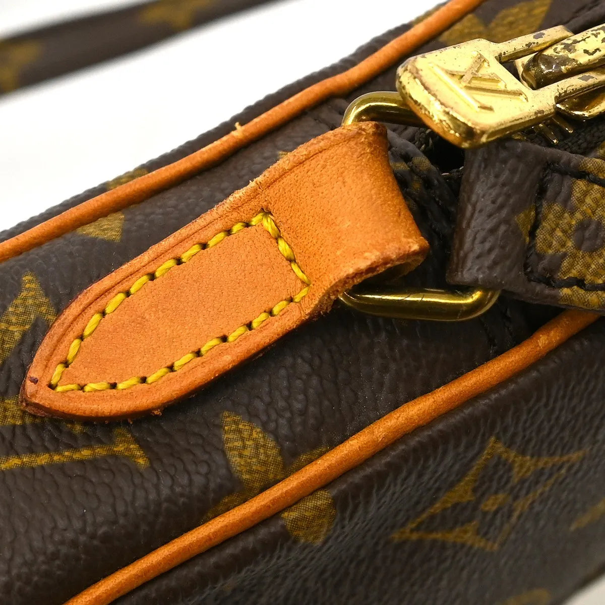 Louis Vuitton Danube Monogram Brown Canvas Shoulder Bag Bag (Pre-Owned)
