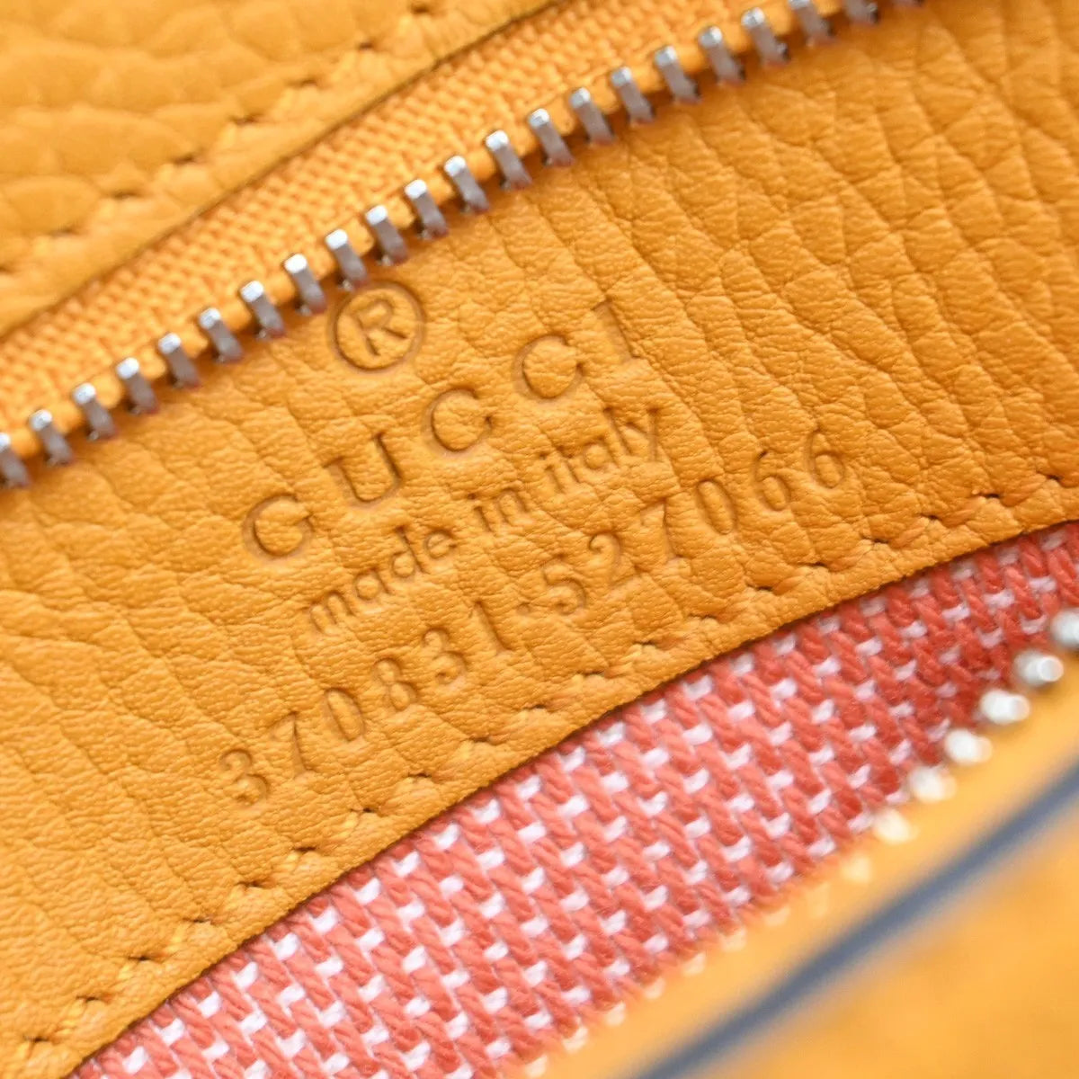 Gucci Bamboo Daily Top Handle Leather Orange Leather Handbag (Pre-Owned)