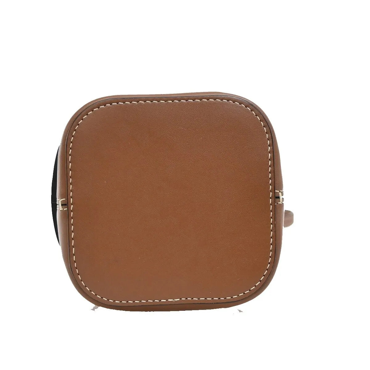Celine Cuir Triomphe Box Leather Brown Leather Handbag (Pre-Owned)