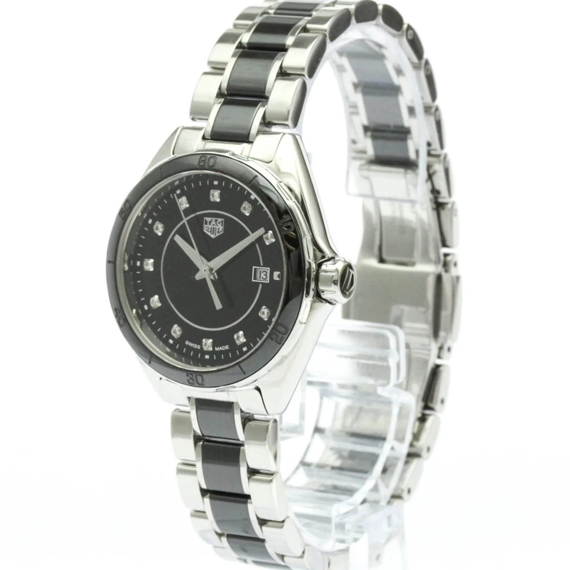 Tag Heuer Formula 1 Quartz Stainless Steel And Ceramic Watch (Pre-Owned)