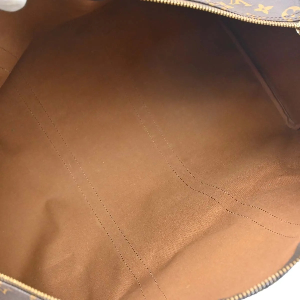 Louis Vuitton Keepall Monogram Canvas Brown Canvas Travel Bag Bag (Pre-Owned)
