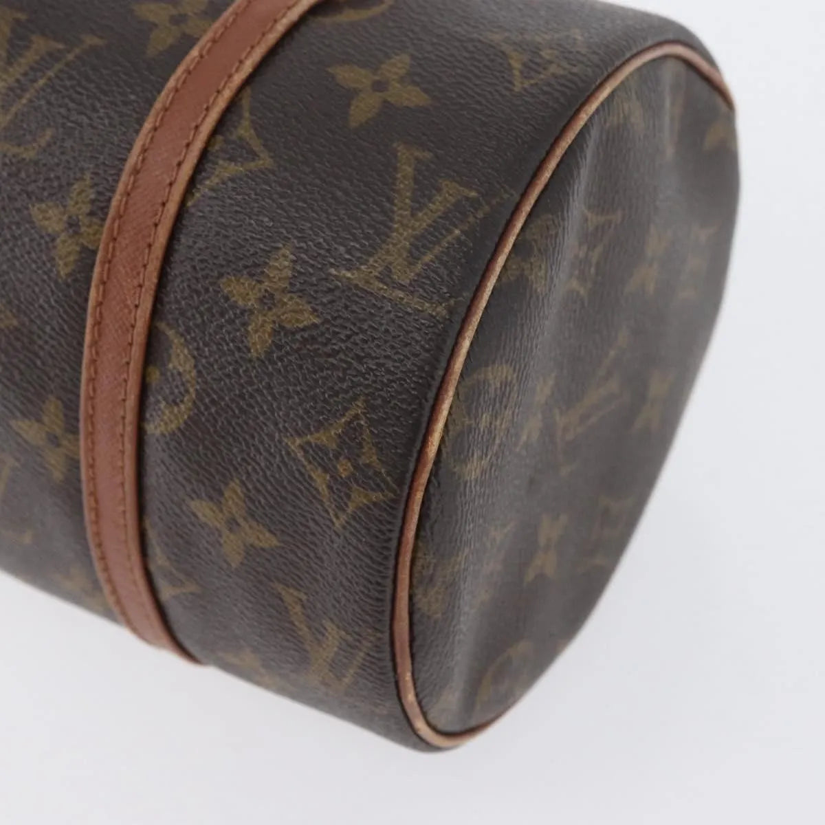 Louis Vuitton Papillon Monogram Canvas Brown Canvas Handbag (Pre-Owned)