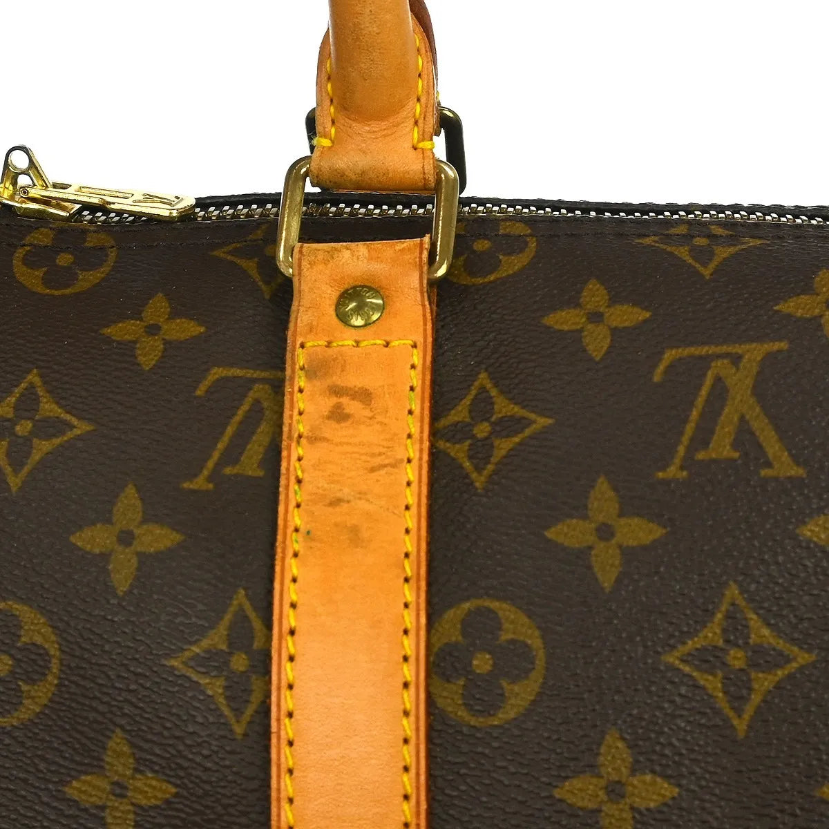 Louis Vuitton Keepall Monogram Canvas Brown Canvas Travel Bag Bag (Pre-Owned)