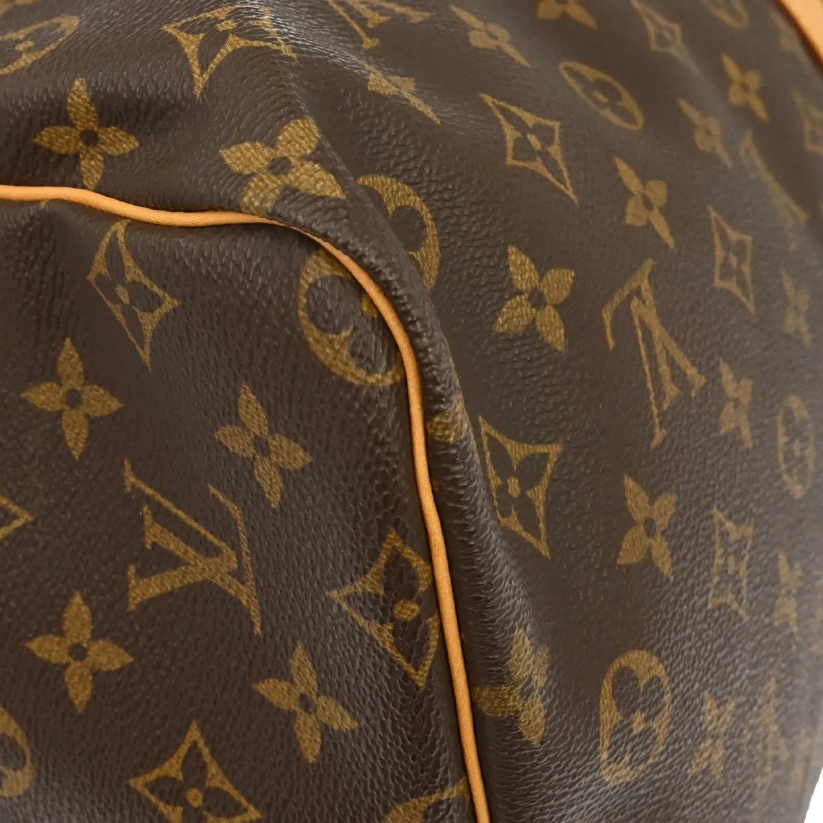 Louis Vuitton Keepall Monogram Canvas Brown Canvas Travel Bag Bag (Pre-Owned)