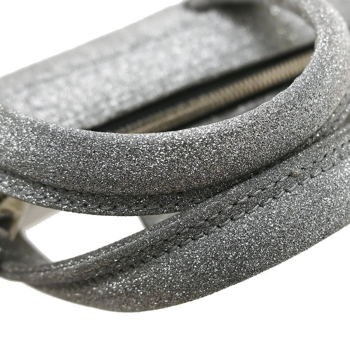 Balenciaga Triangle Leather Silver Leather Handbag (Pre-Owned)