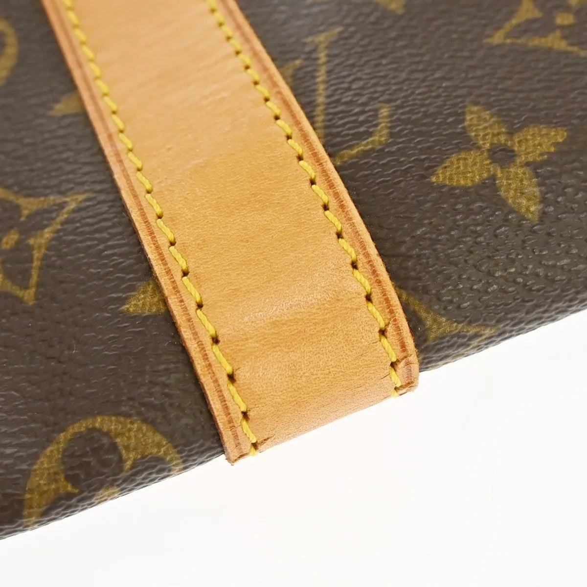 Louis Vuitton Keepall Bandouliere Bag Monogram Canvas Brown Canvas Travel Bag Bag (Pre-Owned)