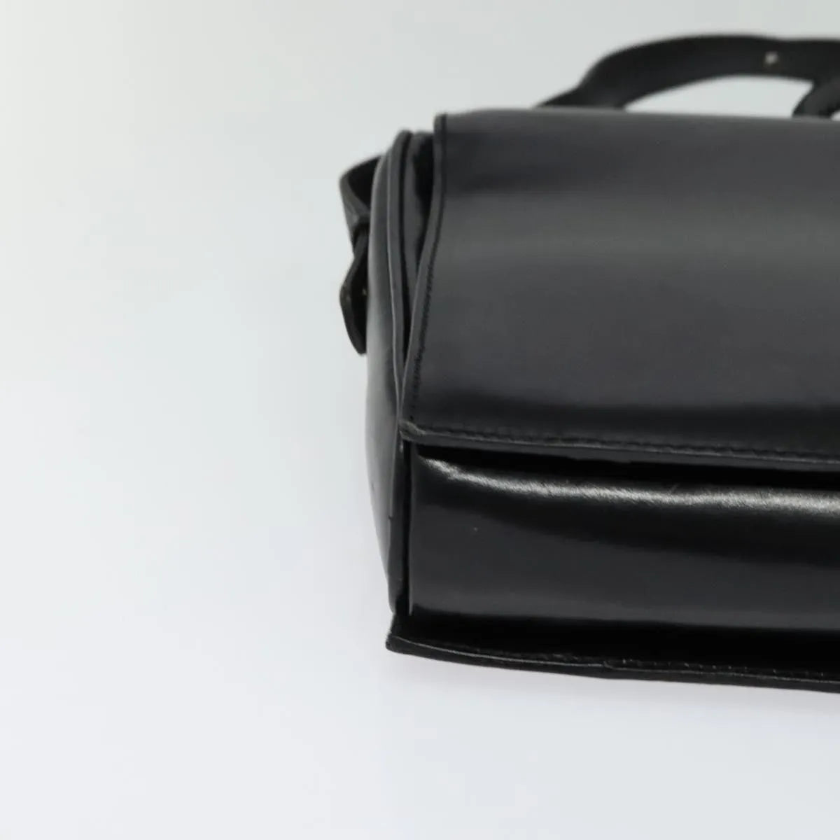 Celine Vintage Leather Black Leather Shoulder Bag Bag (Pre-Owned)