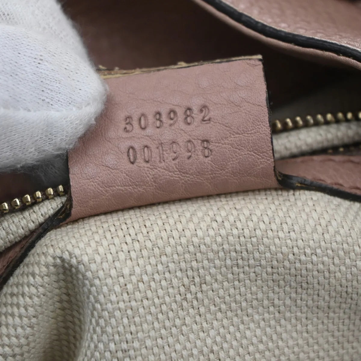 Gucci Soho Chain Strap Leather Pink Leather Shoulder Bag Bag (Pre-Owned)