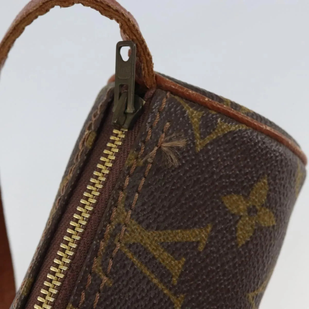 Louis Vuitton Papillon Pochette Monogram Canvas Brown Canvas Clutche & Pouche Bag (Pre-Owned)
