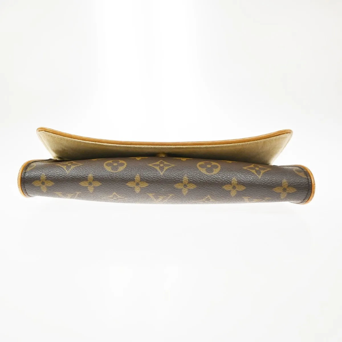 Louis Vuitton Twin Monogram Brown Leather Clutche & Pouche Bag (Pre-Owned)
