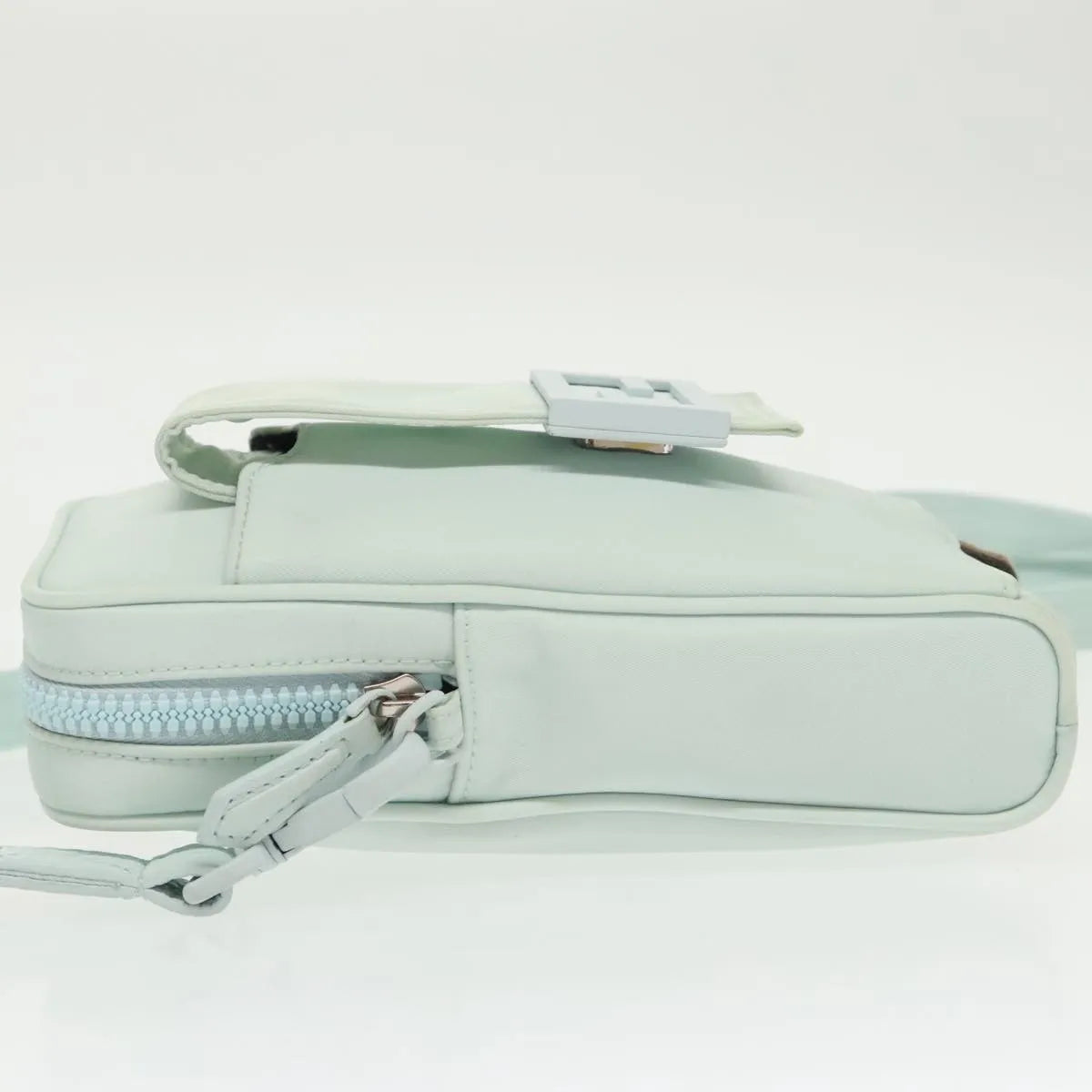 Fendi Crossbody Phone Holder Nylon Blue Nylon Clutche & Pouche Bag (Pre-Owned)
