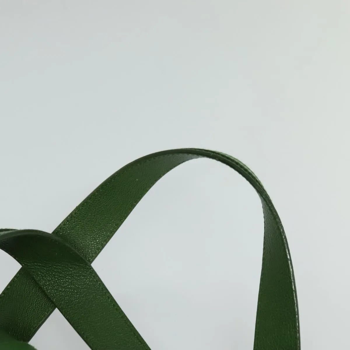 Bvlgari Chandra Hobo Leather Green Leather Handbag (Pre-Owned)