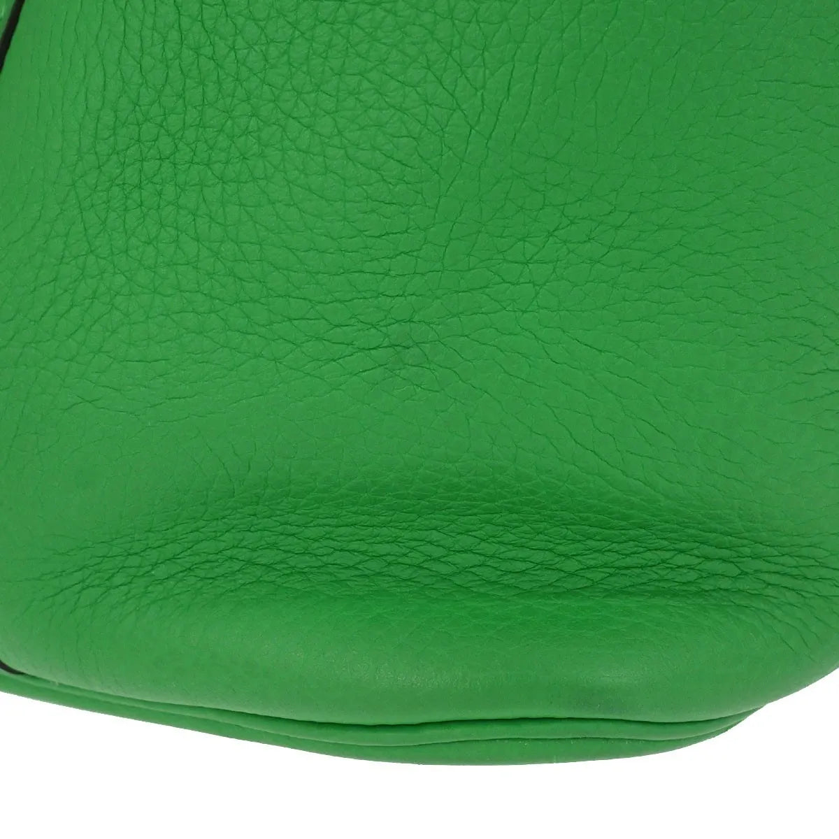 Hermes Picotin Lock Clemence Green Leather Handbag (Pre-Owned)