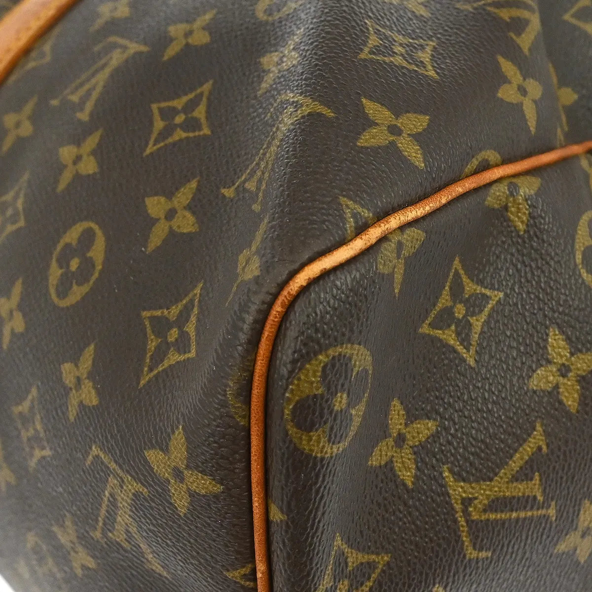 Louis Vuitton Keepall Monogram Canvas Brown Canvas Travel Bag Bag (Pre-Owned)